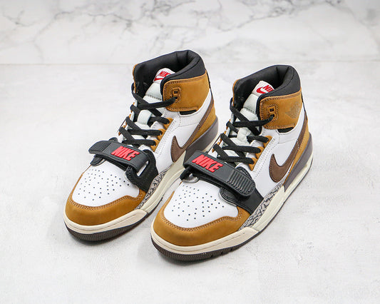 Nike Air Jordan Legacy 312 Rookie Of The Year White Brown Multicolor Sneakers