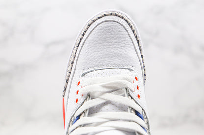 Nike Air Jordan 3 Retro Knicks OG III Orange Blue White Sneakers