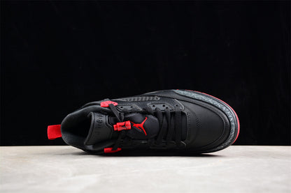 Nike Air Jordan Spizike Low Bred Black Gym Red Cool Grey Sail Sneakers