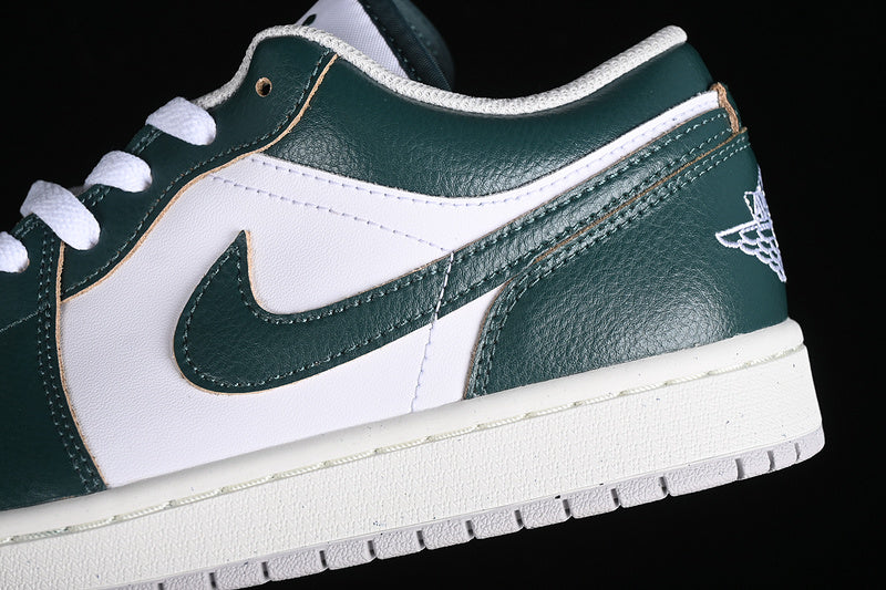 Nike Air Jordan 1 Low White Sail Oxidized Green Sneakers