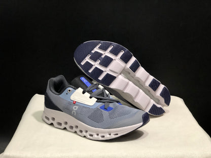 On Running Cloudstratus Breathable Support Running Shoes Wolf Grey