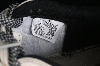 Travis Scott Fragment Design Nike Air Jordan 1 Low Supreme OG SP Black White Sneakers