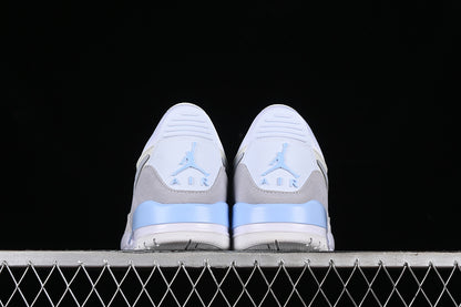 Nike Air Jordan Legacy 312 Low White Grey Cream Blue Sneakers