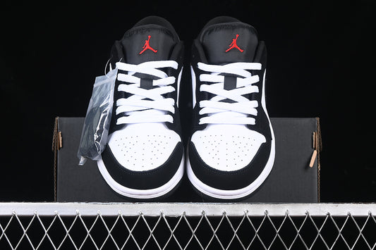 Nike Air Jordan 1 Low Black White Grey Casual Sneakers