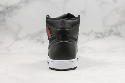 Nike Air Jordan 1 Retro OG High Black Gym Red Metallic Silver Sneakers