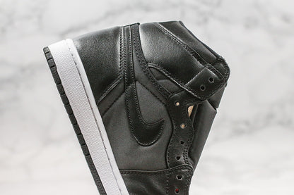 Nike Air Jordan 1 Retro OG High Black Gym Red Metallic Silver Sneakers