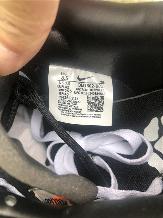 Nike Dunk Off-White Low ¡°50 of 50¡± Black Silver Sneakers