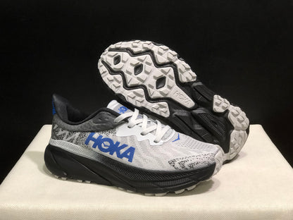 Hoka One One Challenger 7 Shock-absorbing Breathable Running Shoes Sneakers White/Black