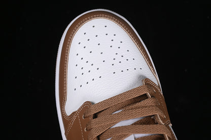Nike Air Jordan 1 Low Archaeo Brown White Sneakers