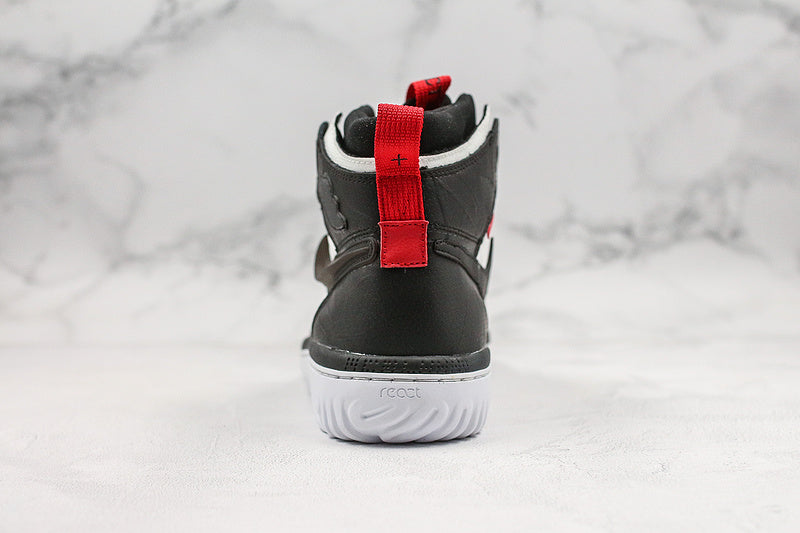 Nike Air Jordan 1 High React Black White Sneakers