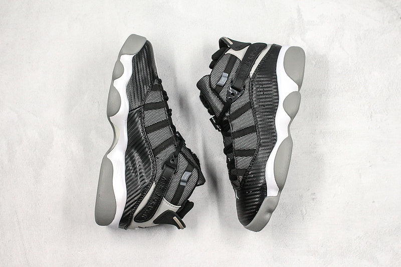 Nike Jordan 6 Rings Carbon Fiber Black Gray Sneakers