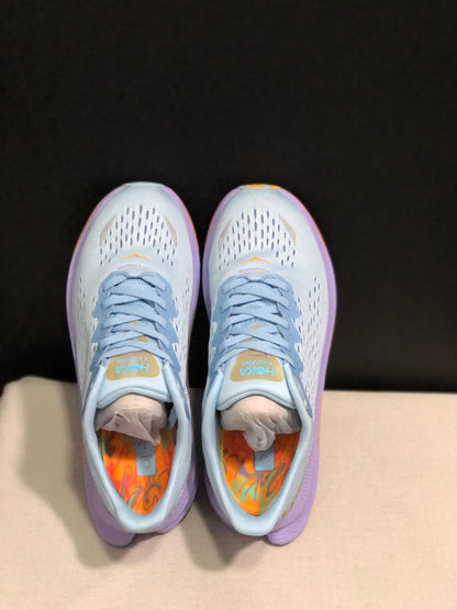Hoka One One Kawana Cushioning Comfortable Gym Running Shoes Sneakers Blue/Purple