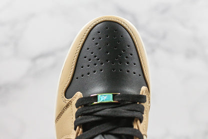 Nike Air Jordan 1 Retro High Black Mushroom Sneakers