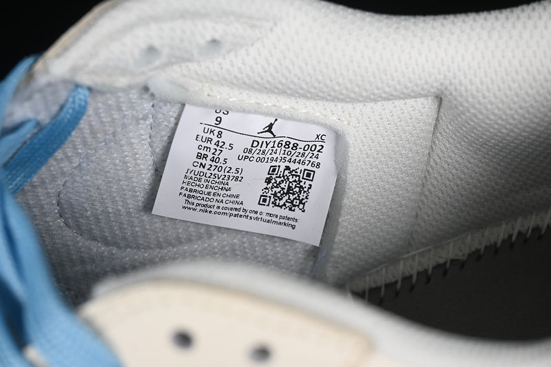 Travis Scott Fragment Design Nike Air Jordan 1 Low OG SP Sky Blue White Sneakers