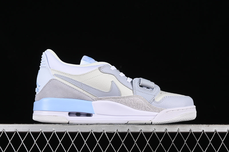 Nike Air Jordan Legacy 312 Low White Grey Cream Blue Sneakers