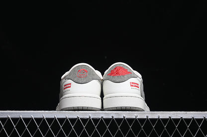 Travis Scott Fragment Design Nike Air Jordan 1 Low Supreme Balenciaga OG SP Medium Grey White Sneakers
