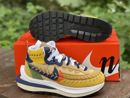 Nike Sacai Jean-Paul Gaultier LD Vaporwffle Sesame Multicolor Sneakers