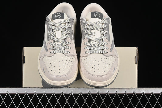 Nike Air Jordan 1 Low Travis Scott Fragment Design OG SP Grey White Sneakers