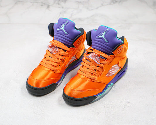 Nike Air Jordan 5 Retro Fresh Prince Golden Yellow Will Smith Limited Edition Sneakers