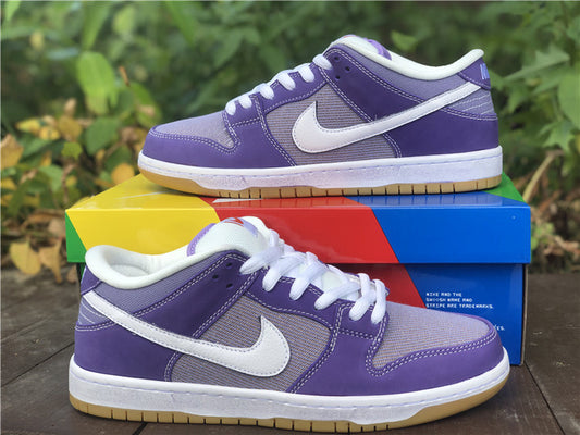 Nike SB Dunk Low Pro ISO Orange Label Lilac Purple Sneakers