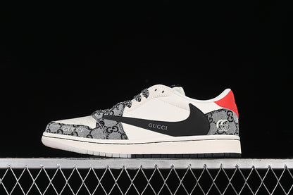 Nike Air Jordan 1 Low OG SP Travis Scott Fragment Design White Black Grey Sneakers