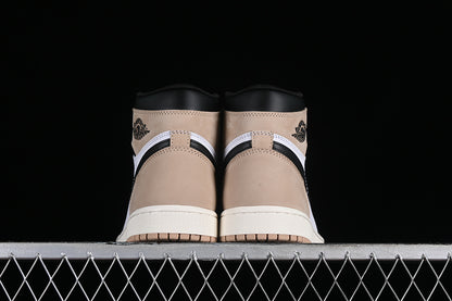 Nike Air Jordan 1 Medium OG Latte Black Legend Brown White Sail Sneakers