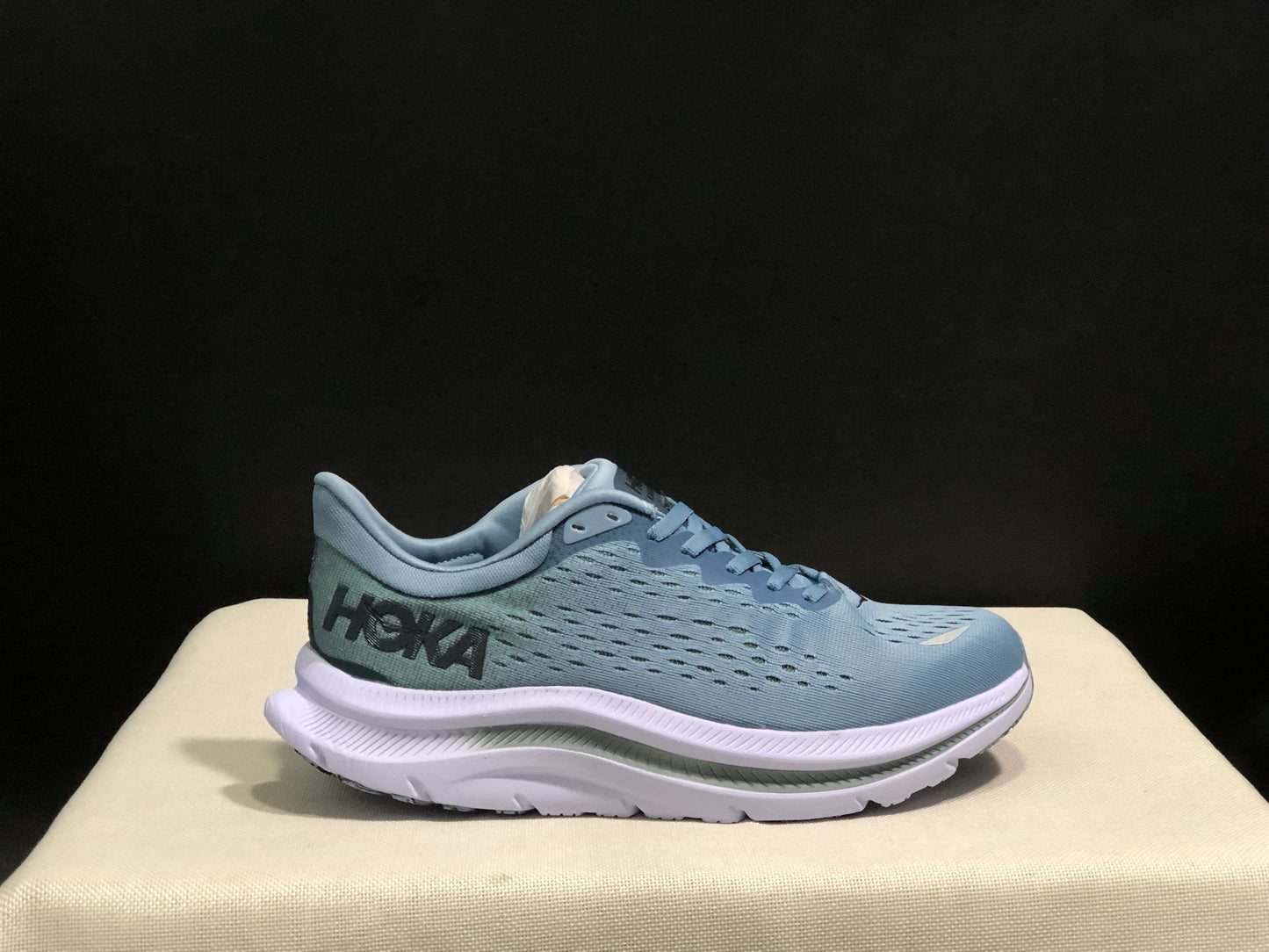 Hoka One One Kawana Cushioning Comfortable Gym Running Shoes Sneakers Light Blue