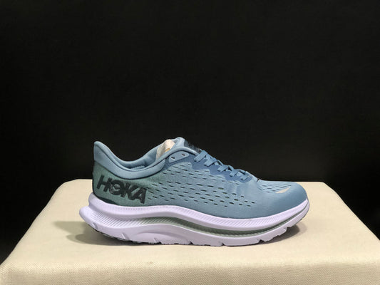 Hoka One One Kawana Cushioning Comfortable Gym Running Shoes Sneakers Light Blue