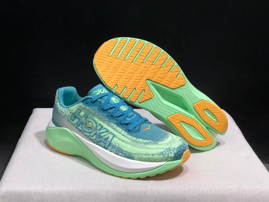 Hoka One One Mach X Low-top Running Shoes Sneakers Teal