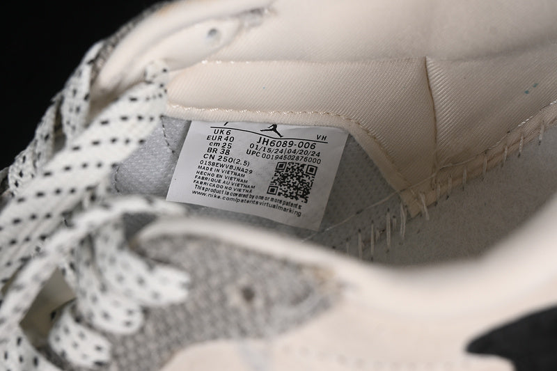 Travis Scott Fragment Design Nike Air Jordan 1 Low OG SP Brown Sole Grey White Sneakers