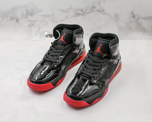 Nike Air Jordan Mars 270 Patent Bred Red Black Sneakers