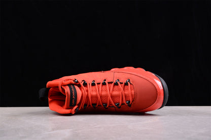 Nike Air Jordan 9 Retro Black Sole Chile Red Sneakers