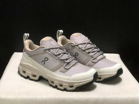 On Running Cloudrock Low WP Hiking Outdoor Shoes Khaki