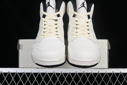 Nike Air Jordan 5 Retro Black Coconut Milk Sneakers