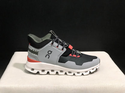 On Running Cloud Hi Edge Outdoor Training Running Shoes Black/Wolf Grey