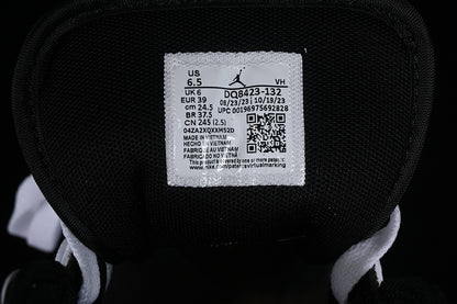 Nike Air Jordan 1 Mid Black Sole White Sneakers