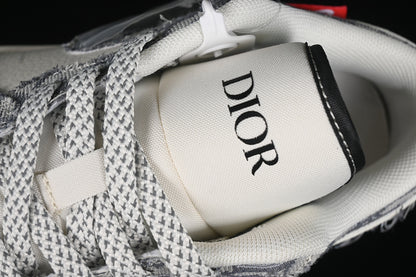 Nike Air Jordan 1 Low DIOR White Grey Sneakers