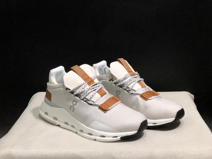 On Running Cloudnova Lightweight Sports Casual Shoes White/Pearl