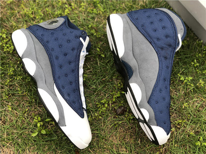 Nike Air Jordan 13 Retro Flint Blue White Sneakers
