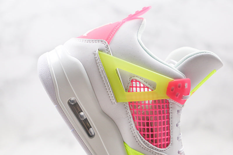 Nike Air Jordan 4 GS Retro Mid Lemon Venom Multicolor Sneakers