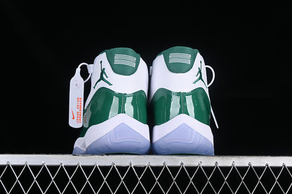 Nike Air Jordan 11 Retro Green White Sneakers