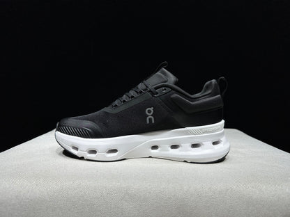 On Running Cloudnova X Comfortable Anti-Slip Running Shoes Black/White