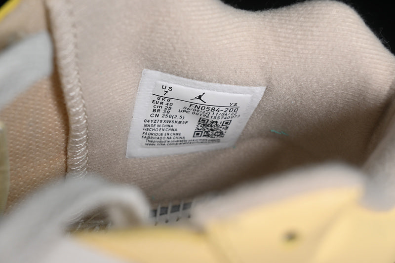 Nike Air Jordan Stadium 90 Coconut Milk White Travel Yellow Sneakers