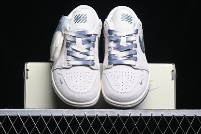 Nike Air Jordan 1 Low Grey Sole Grey White Sneakers