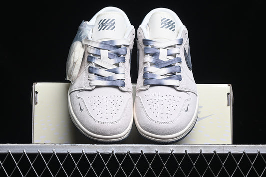Nike Air Jordan 1 Low Grey Sole Grey White Sneakers