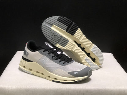 On Running Cloudnova Form 2 Fashionable Casual Running Shoes Fog Grey/Black