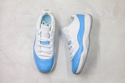 Nike Air Jordan 11 Retro Low White University Blue UNC Sneakers
