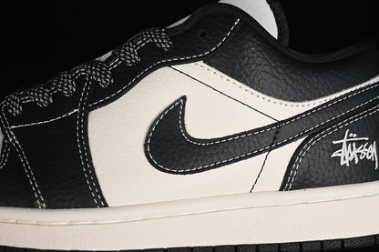 Nike Air Jordan 1 Low Black White Casual Sneakers