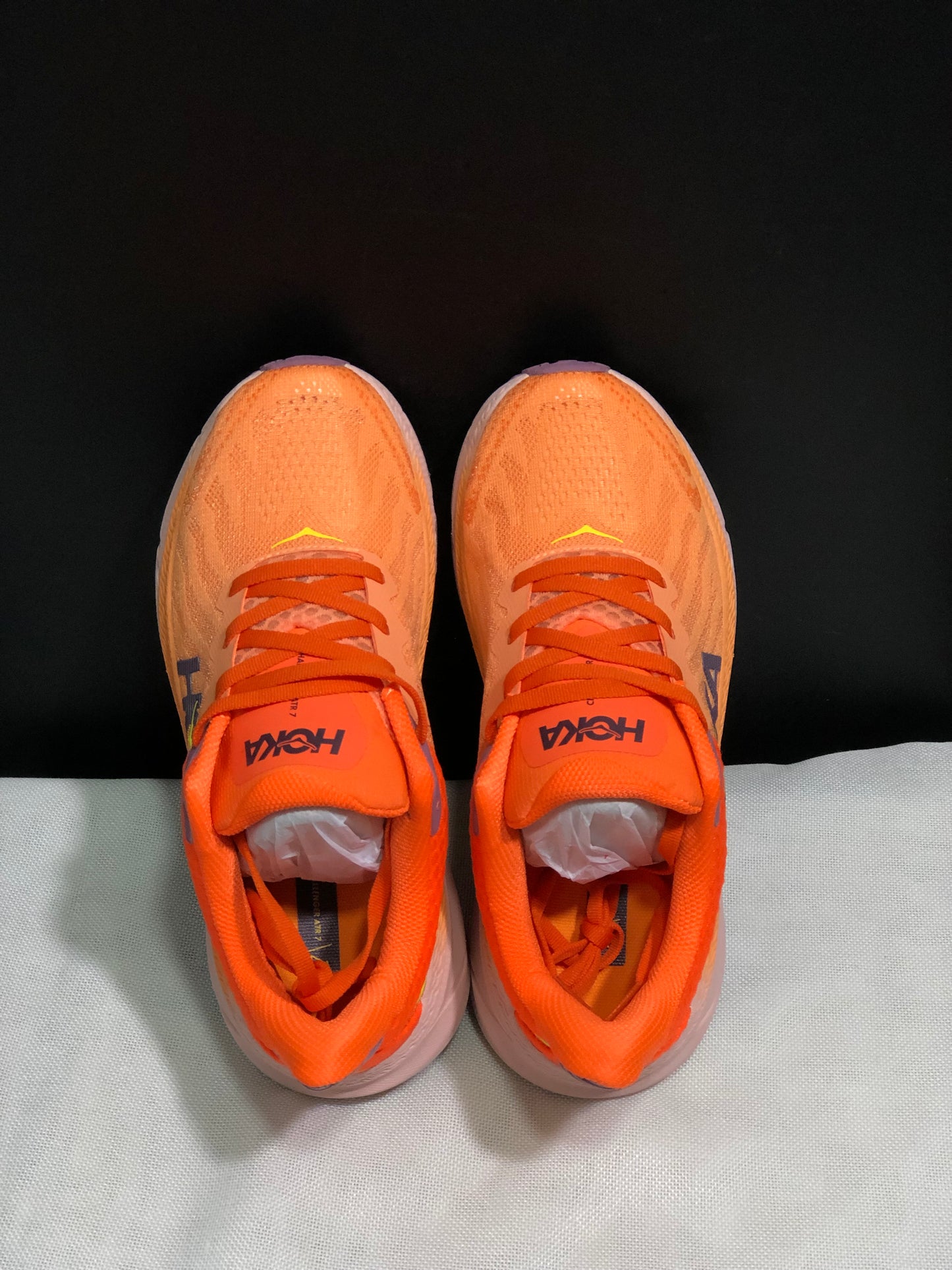 Hoka One One Challenger 7 Shock-absorbing Breathable Running Shoes Sneakers Orange
