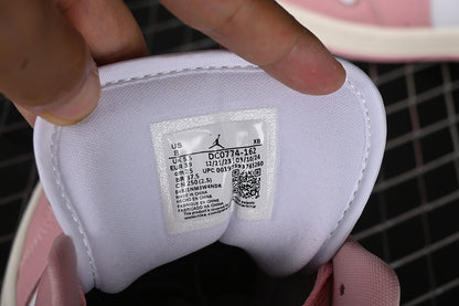 Nike Air Jordan 1 Low White Pink Oxford Sail Sneakers